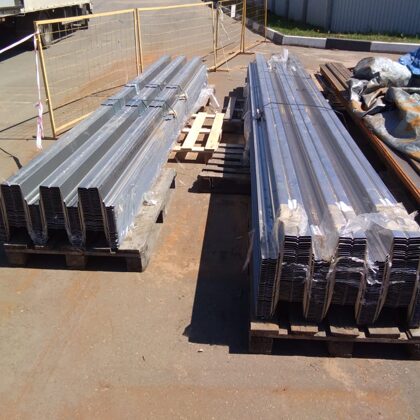 Профнастил Н114-600-1,0 AiSi304 завод Барилла г.Солнечногорск