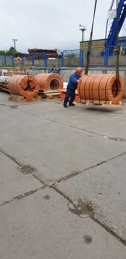 Прием сырья. AiSi304-0.6 17 тонн